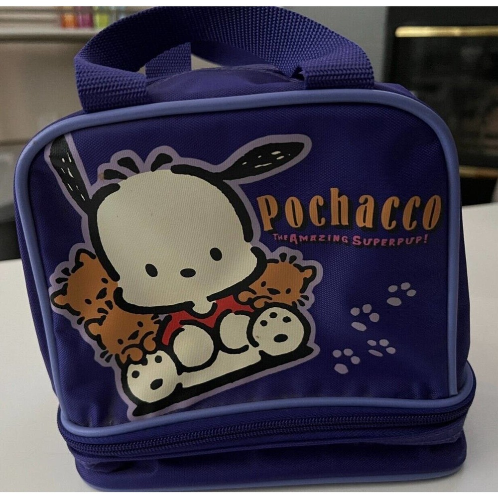 Vintage 1989/2001 Pochacco The Amazing Superpup! Lunch Bag SEE PICTURES